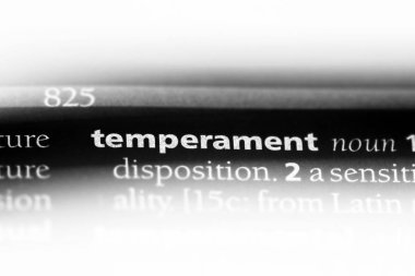 mizaç Word'de bir sözlük. mizaç kavramı.