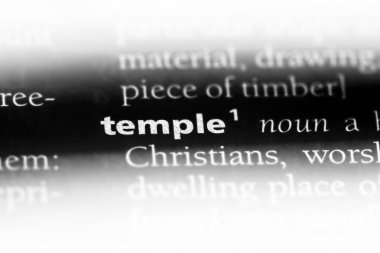 Tapınak Word'de bir sözlük. Tapınak kavramı.