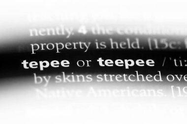 çadır Word'de bir sözlük. çadır kavramı.