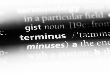 Terminus Word'de bir sözlük. Terminus kavramı.