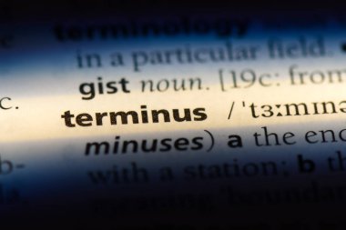 Terminus Word'de bir sözlük. Terminus kavramı.