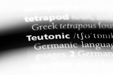 Germen kelime sözlüğe. Germen kavramı.