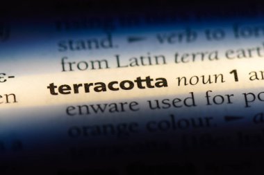 pişmiş toprak Word'de bir sözlük. pişmiş kavramı.