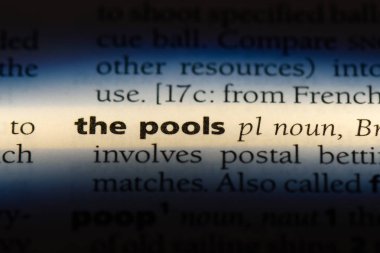 havuzları sözcüğü sözlüğe. havuzları kavramı.