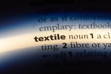 bir sözlüğü'ndeki Tekstil sözcüğü. Tekstil kavramı.