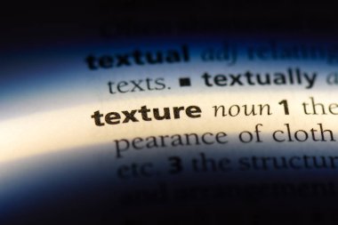 doku Word'de bir sözlük. doku kavramı.