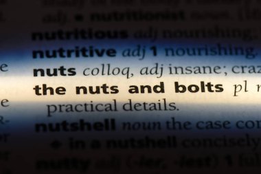 somun ve civata sözcüğü sözlüğe. somun ve civata kavramı.