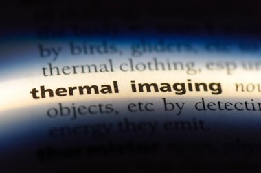 Termal bir sözlük Word'de görüntüleme. Termal görüntüleme kavramı.