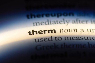 Therm Word'de bir sözlük. Therm kavramı.