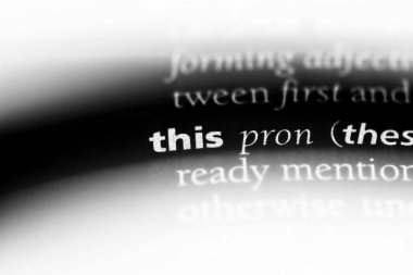 Bu kelimenin Sözlükteki. Bu kavram.