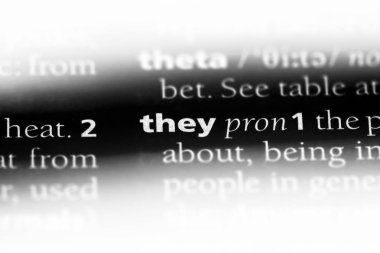 Onlar bir sözlükte kelime. Onlar kavramı.