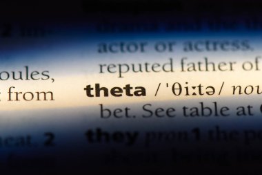 Teta Word'de bir sözlük. Teta kavramı.