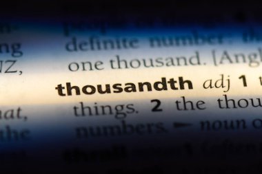 bir sözlüğü'ndeki bininci sözcüğü. bininci kavramı.