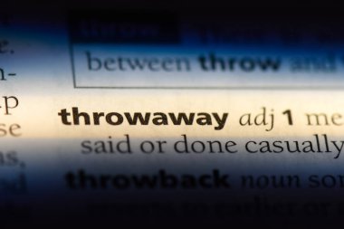 bir sözlük kullan-at Word'de. kullan-at kavramı.