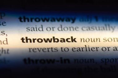 gerileme Word'de bir sözlük. gerileme kavramı.