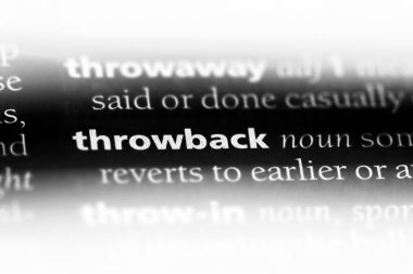 gerileme Word'de bir sözlük. gerileme kavramı.