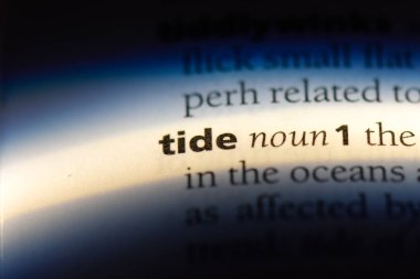 bir sözlüğü'ndeki sözcüğü gelgit. gelgit kavramı.