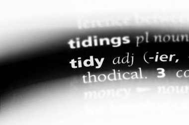 düzenli tek kelimeyle bir sözlük. düzenli kavramı.