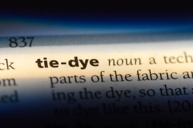 kravat boya Word'de bir sözlük. kravat boya kavramı.