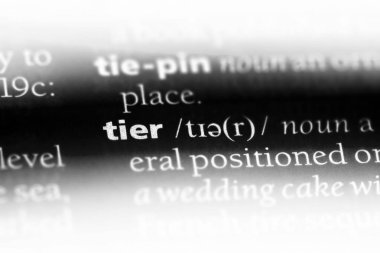 bir sözlüğü'ndeki katmanı sözcüğü. katman kavramı.