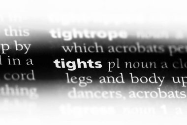 Tayt Word'de bir sözlük. Tayt kavramı.