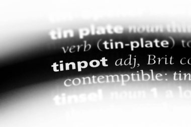 tinpot sözcük sözlüğe. tinpot kavramı.