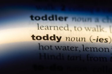 bir sözlüğü'ndeki Toddy sözcüğü. Toddy kavramı.