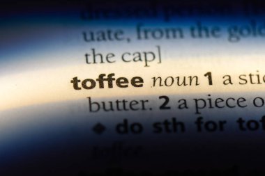 şekerleme Word'de bir sözlük. şekerleme kavramı.