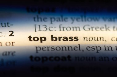 üst pirinç Word'de bir sözlük. üst pirinç kavramı.