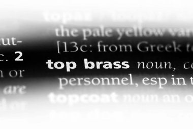 üst pirinç Word'de bir sözlük. üst pirinç kavramı.