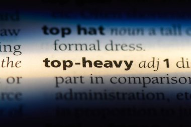 Top ağır tek kelimeyle bir sözlük. Top ağır kavramı.