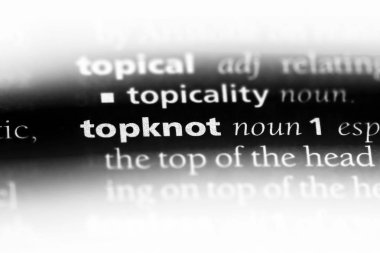 topuz Word'de bir sözlük. topuz kavramı.