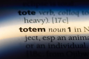 Totem Word'de bir sözlük. Totem kavramı.
