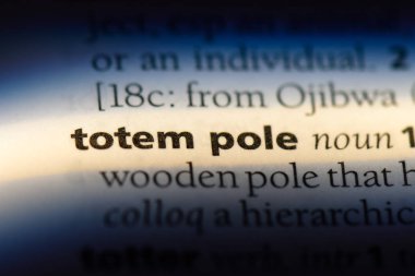 Totem direği Word'de bir sözlük. Totem direği kavramı.
