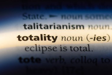 bütünlük Word'de bir sözlük. bütünlük kavramı.