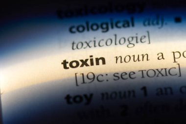 toksin Word'de bir sözlük. toksin kavramı.