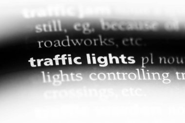 trafik ışıkları Word'de bir sözlük. trafik ışıkları kavramı.