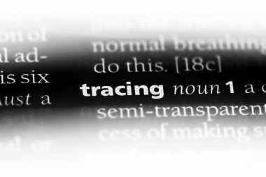 izleme Word'de bir sözlük. izleme kavramı.