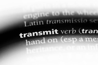 bir sözlüğü'ndeki sözcüğü iletmek. kavram iletimi.