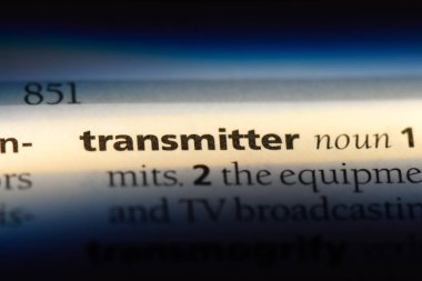 verici Word'de bir sözlük. verici kavramı.