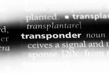 Transponder Word'de bir sözlük. Transponder kavramı.