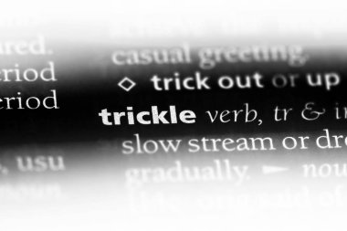 sözcük sözlükte damlama. Damlama kavramı.