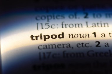 Tripod Word'de bir sözlük. Tripod kavramı.