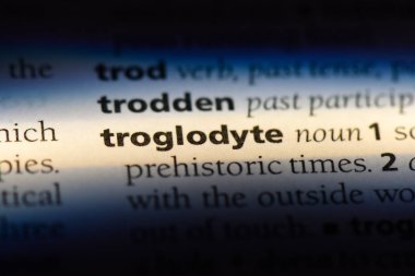 ilkel insan Word'de bir sözlük. ilkel insan kavramı.