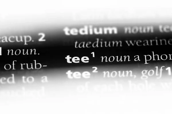 辞書でその単語を シャツします シャツのコンセプト — ストック写真