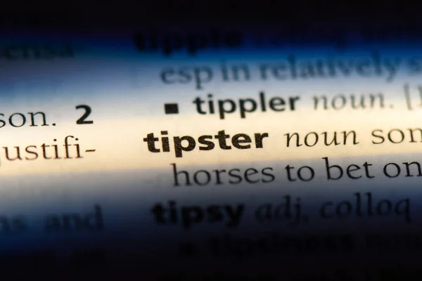 Наводящее Слово Словаре Концепция Tipster — стоковое фото