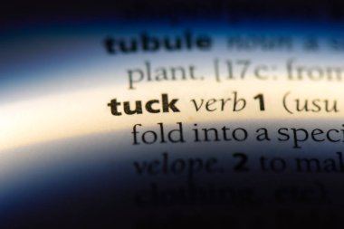 sözcük sözlükte sok. kavram tuck.