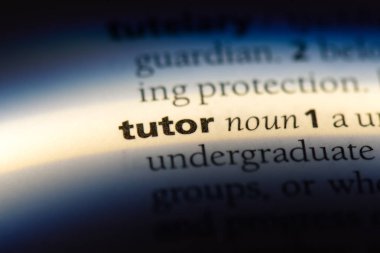 öğretmen Word'de bir sözlük. öğretmen kavramı.