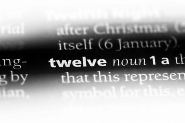 on iki sözcük sözlüğe. on iki kavram.