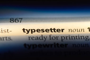 dizgici Word'de bir sözlük. dizgici kavramı.